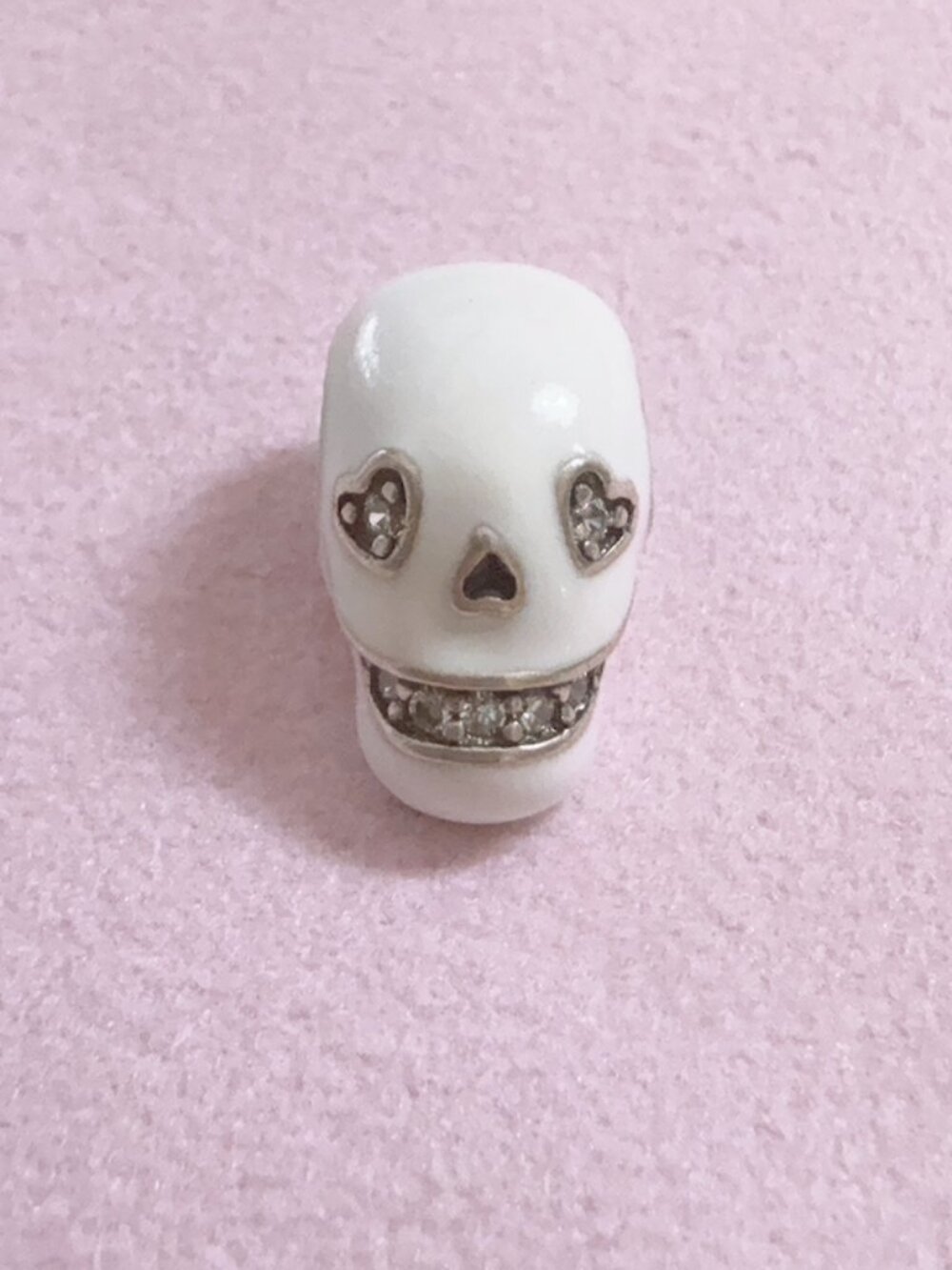 Glow-in-the-dark Skull Charm For Pandora Bracelet Halloween Skull Charm
